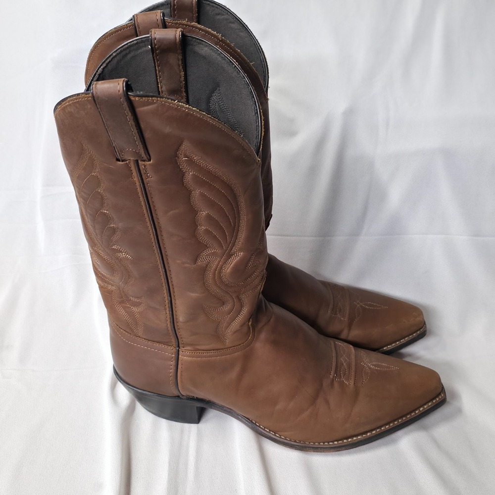 Abilene 6436 Men's Distressed Leather Snip Toe Western Boot‎ Size 12 EE